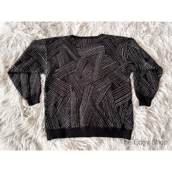Personal | Vintage Geometric Metallic Ugly Sweater - Picture 3 of 5